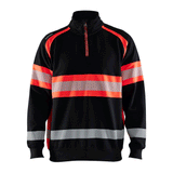 Blaklader 3553 Hi-Vis Half Zip Sweatshirt