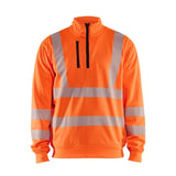 Blaklader 3564 Hi-Vis Half-Zip Sweatshirt