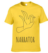 Men’s Gesture Print Short Sleeve T-Shirt – Casual Streetwear Graphic Tee