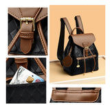 Women’s Leather Backpack – Casual & Multifunctional Shoulder Bag for School, Travel & Everyday Use