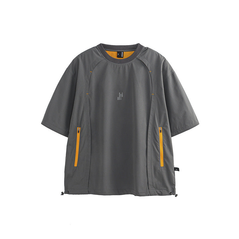 Contrast Color 3-in-1 Functional Sweater