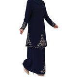 Malay Middle East Exquisite Embroidery Suit Women