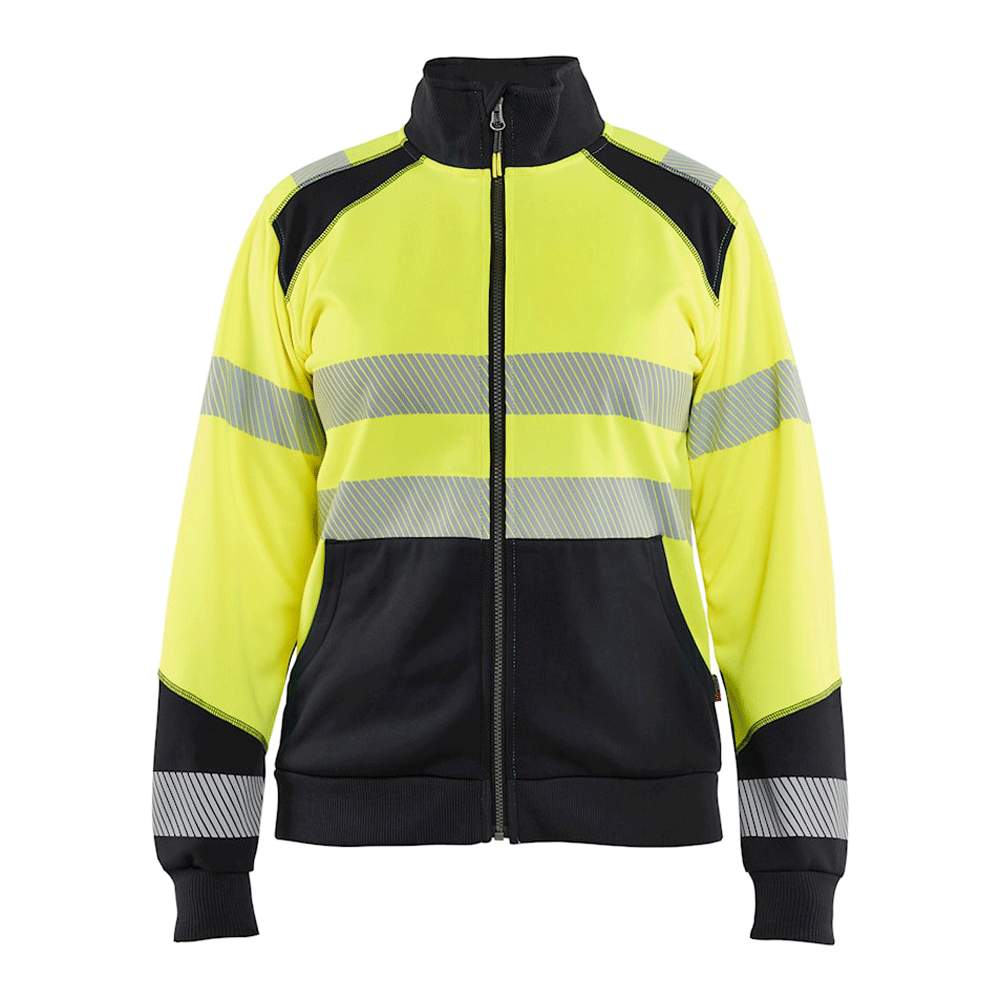 Blaklader 3508 Women's Hi-Vis Full Zip Sweatshirt