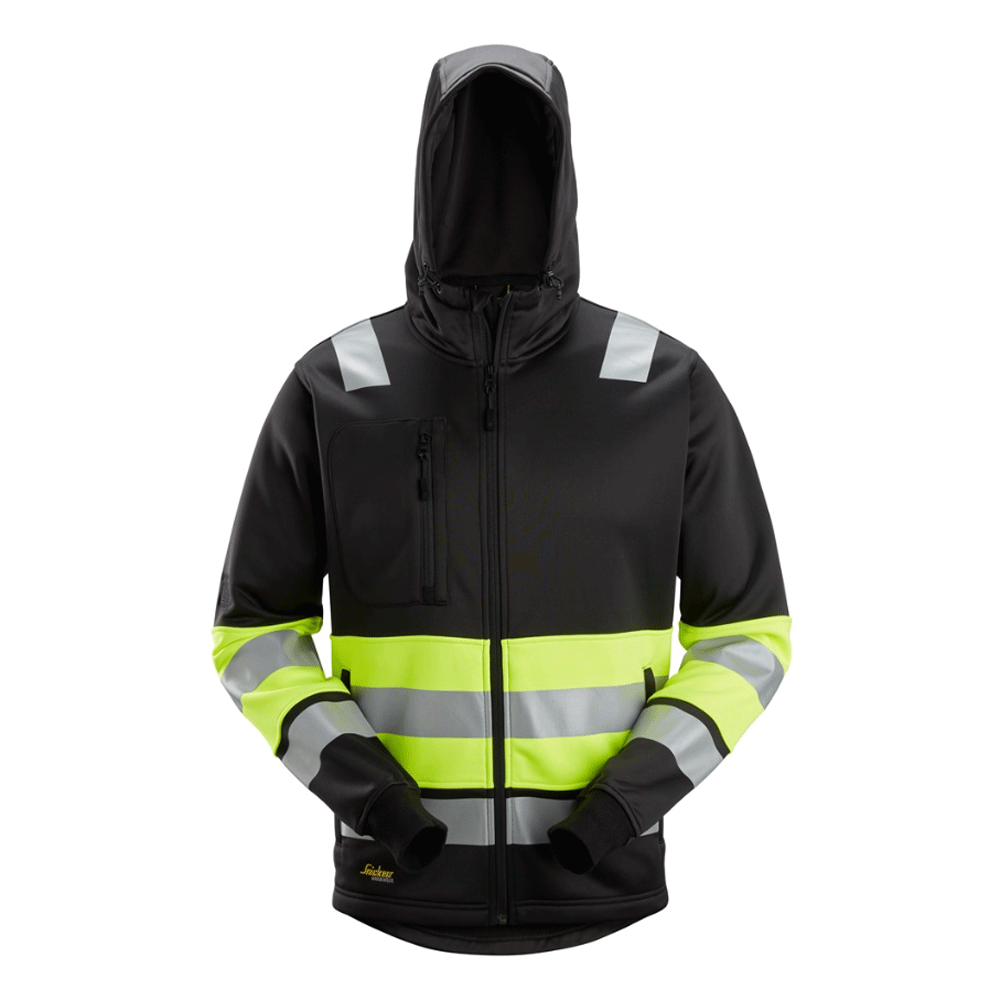 Snickers 8038 Hi-Vis Class 1 Full Zip Hoodie