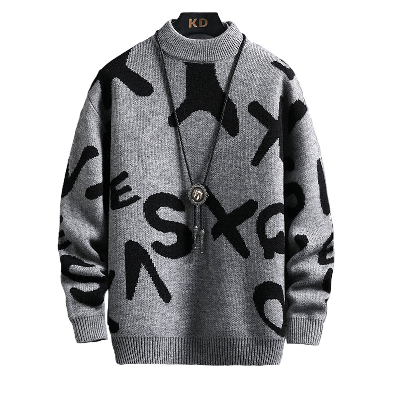 Men's Fashion Half Turtleneck Sweater