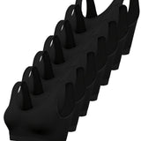 7pcs Solid Seamless Bra, Comfy & Breathable Women's Lingerie & Underwear Sporty