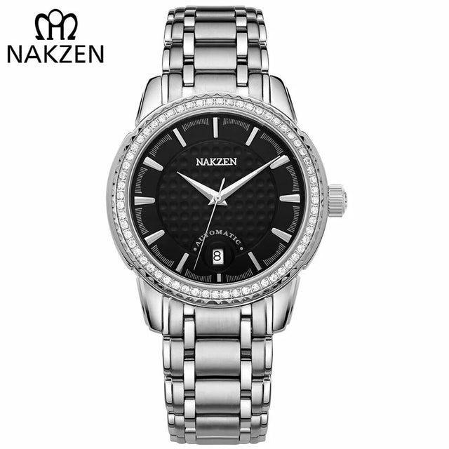 NAKZEN Men Mechanical Watch Men's Automatic Miyota 8215 Movement Diamond Watches Sapphire Wrist Watch Male Waterproof Clock-0