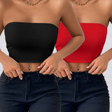 A Two-Piece Set Featuring a Trendy Urban Style with a Sexy Design Women's Top