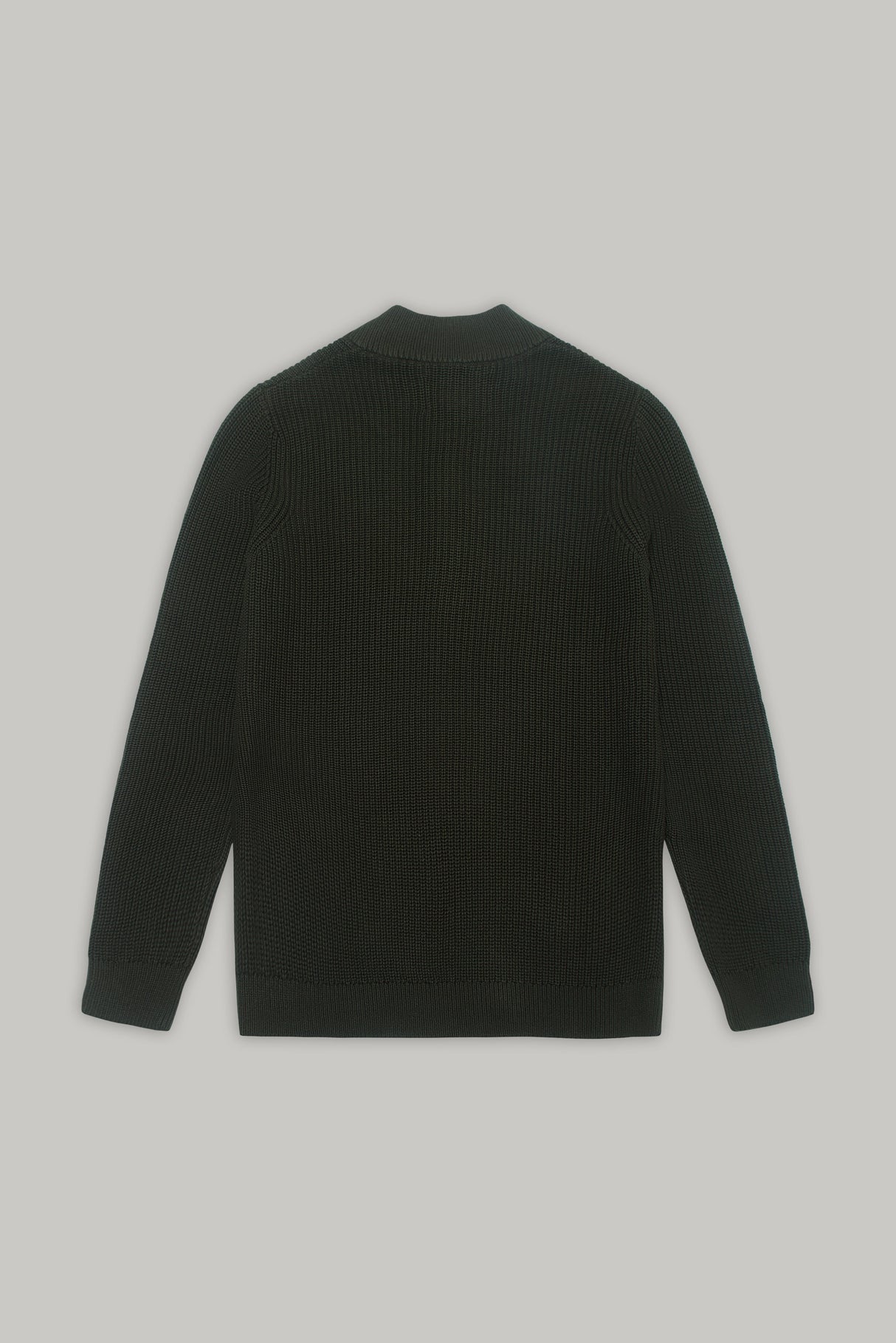 J Hailey Quarter Zip Knit -  Dark Sage
