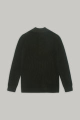 J Hailey Quarter Zip Knit -  Dark Sage