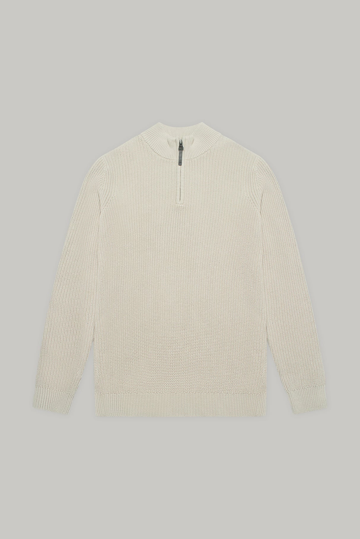 J Hailey Quarter Zip Knit -  Putty