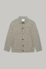 Turner Shacket - Tan Check Silvia