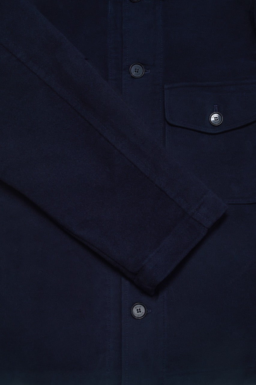 Goring Jacket - Navy Moleskin