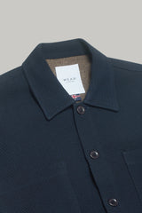 Bart Long Sleeve Shirt - Navy Malta