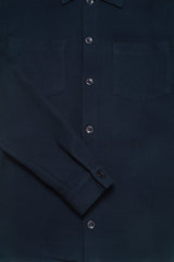 Bart Long Sleeve Shirt - Navy Malta