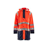 Blaklader 4324 Long Length Waterproof Rain Jacket Hi-Vis Level 1