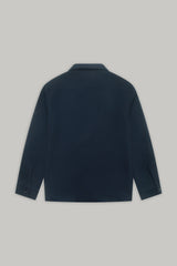 Bart Long Sleeve Shirt - Navy Malta