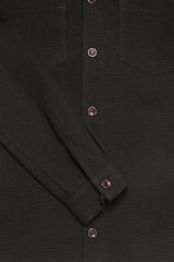 Bart Long Sleeve Shirt - Chocolate Malta