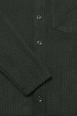 Theydon Overshirt - Olive Waffle