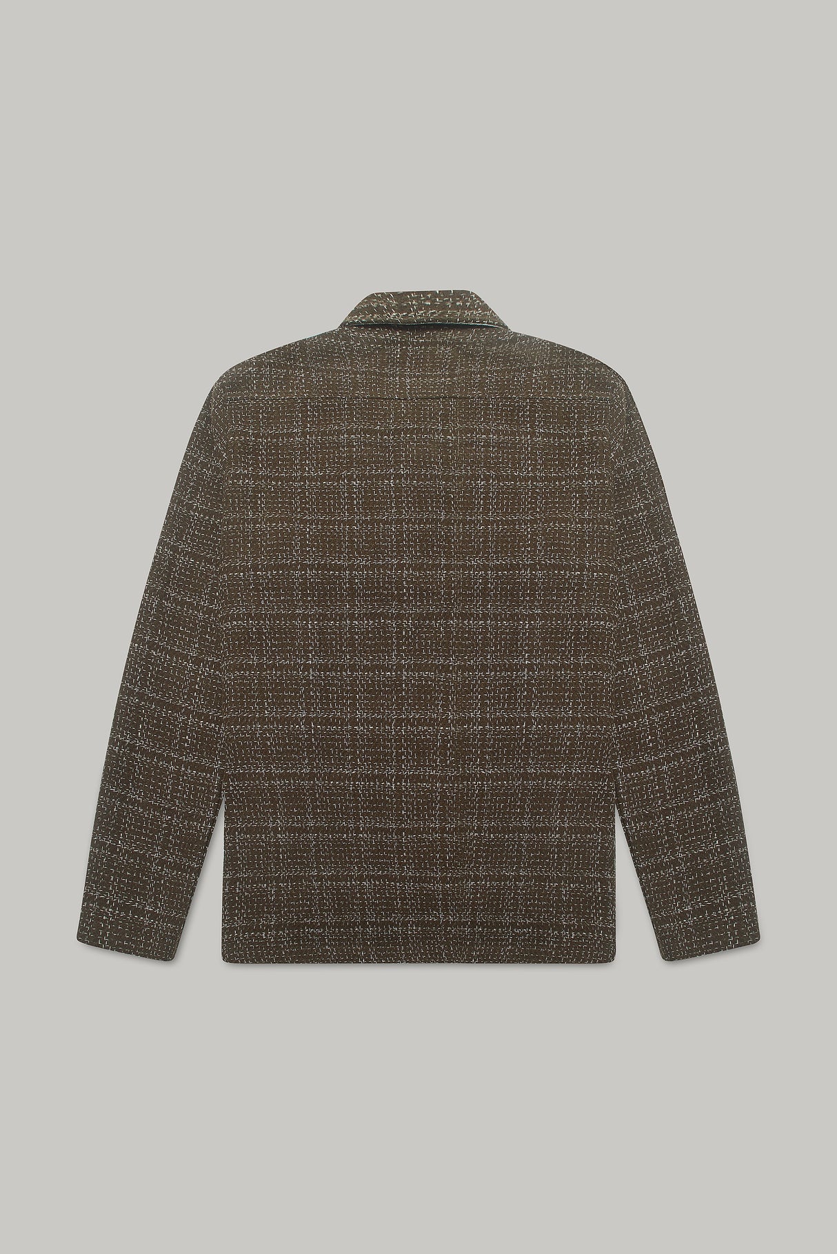 Theydon Frame Overshirt - Mocha / Ecru