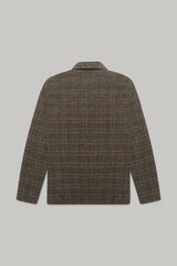 Bart Frame Overshirt - Mocha / Ecru