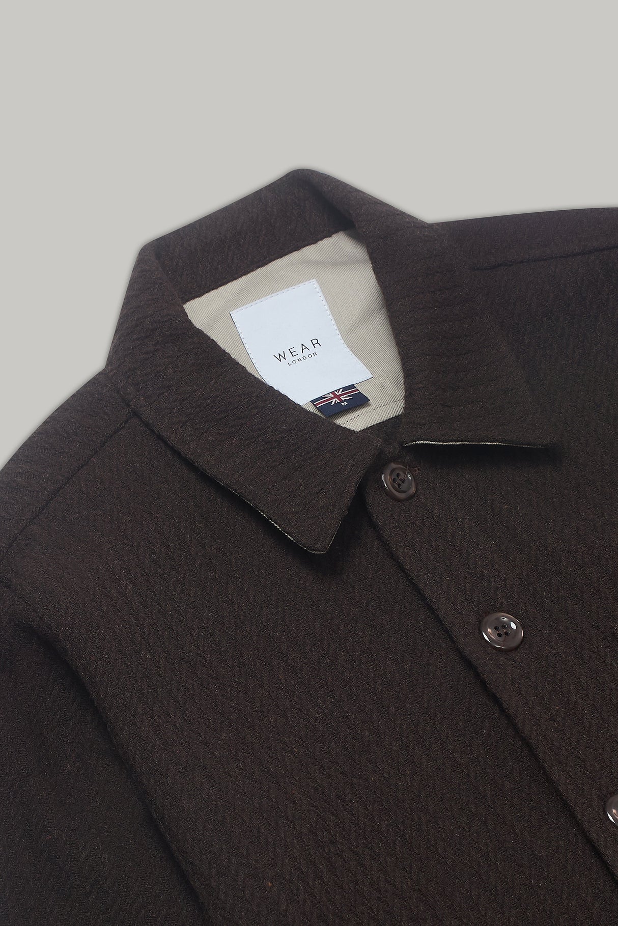 Theydon Overshirt - Chocolate Waffle