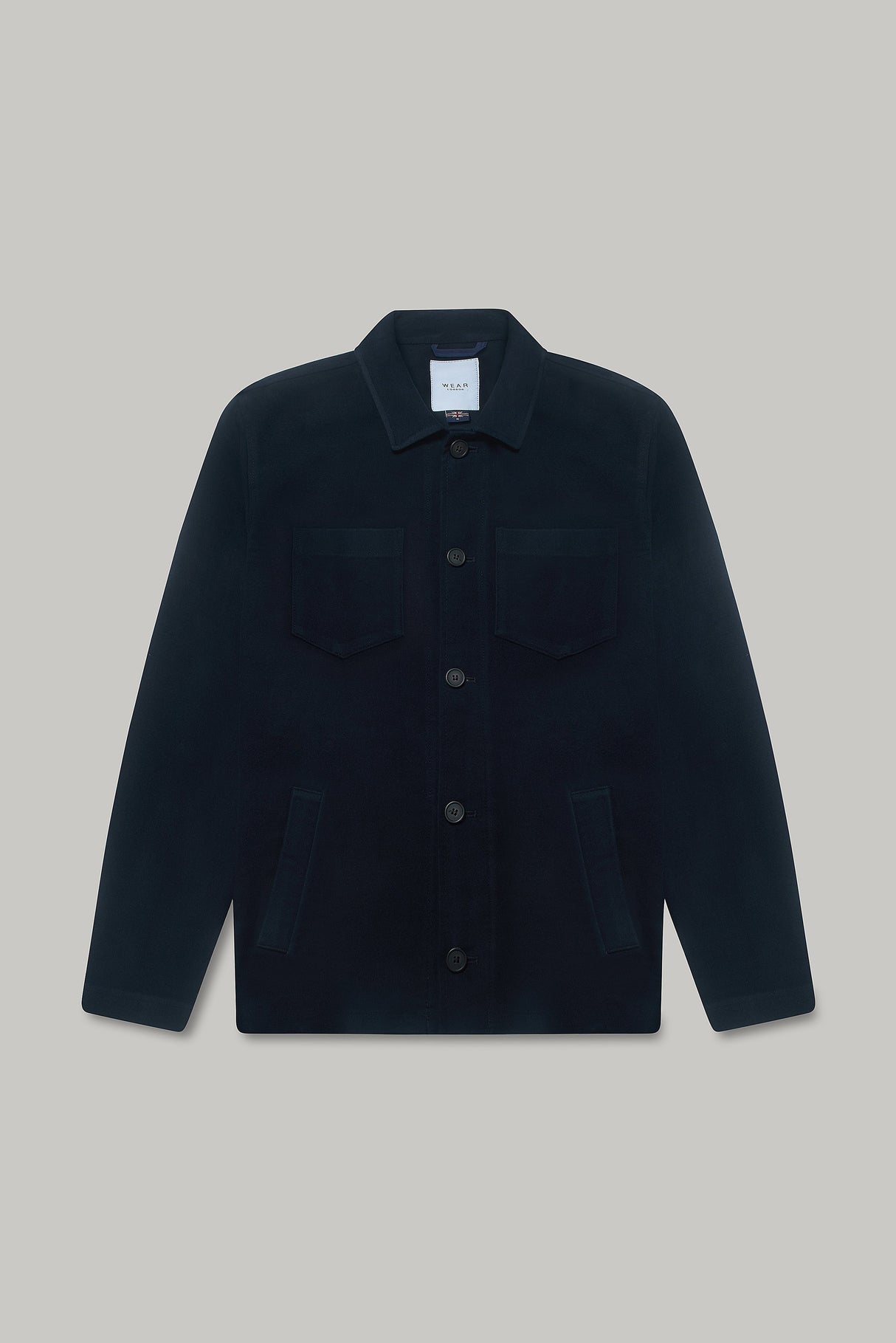 Southend Shacket Unlined - Navy Moleskin