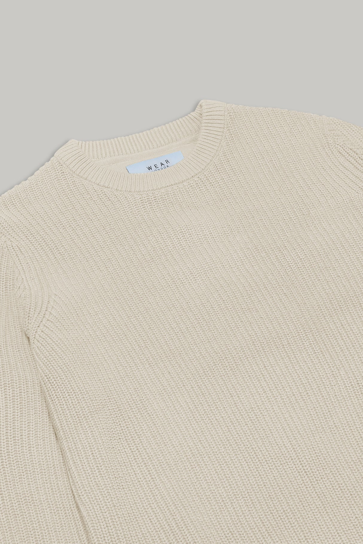J Hailey Crew Knit - Putty