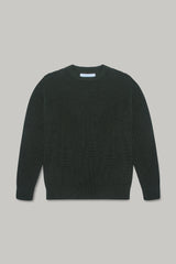 J Hailey Crew Knit - Dark Olive