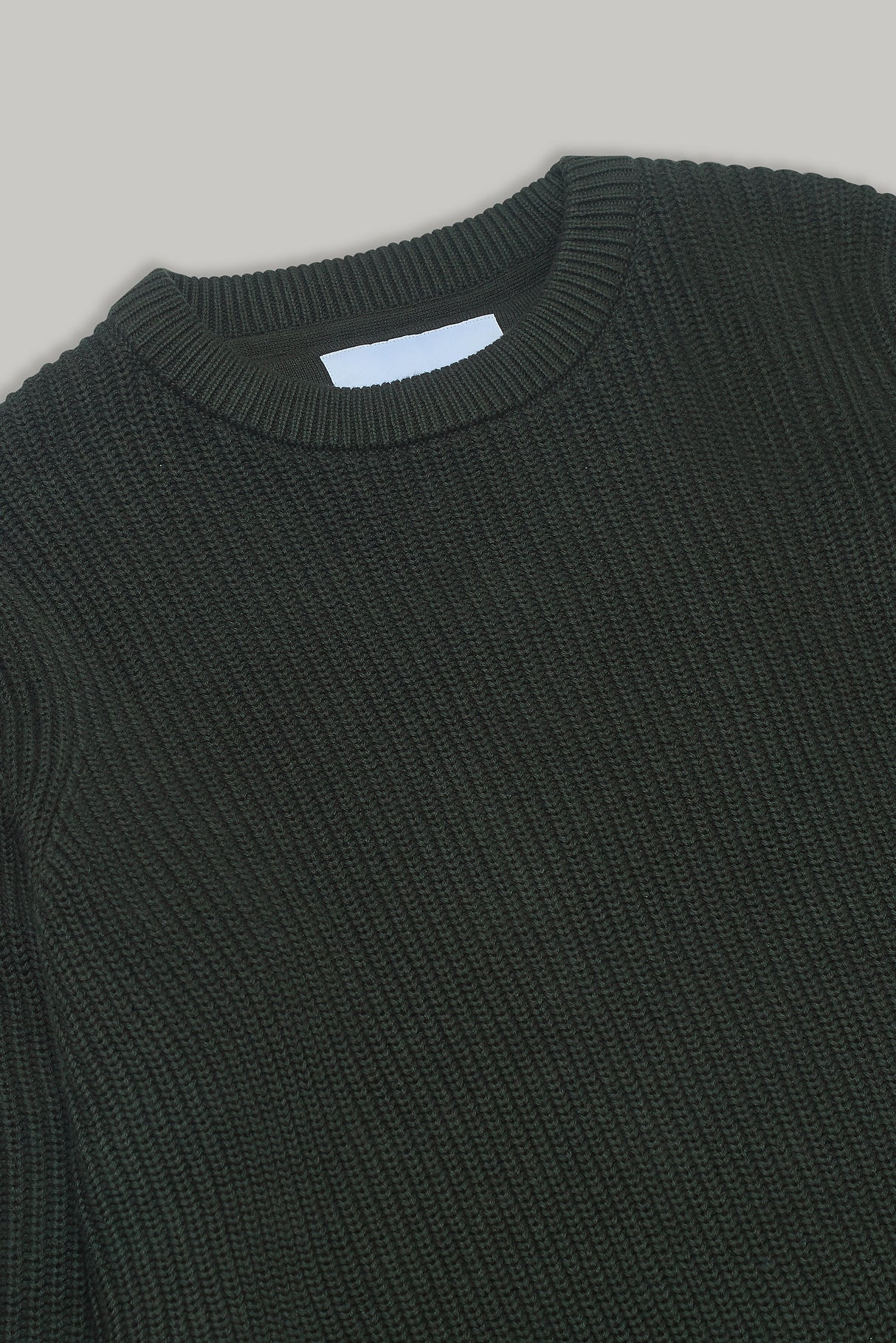 J Hailey Crew Knit - Dark Olive
