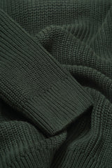 J Hailey Crew Knit - Dark Olive