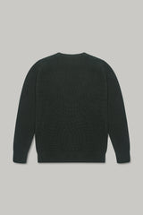 J Hailey Crew Knit - Dark Olive