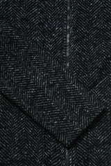Colt Zip Shacket Unlined - Black & White Hatch