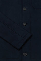 Aldgate Shacket - Navy Cashmere Wool