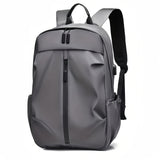 Men's fashionable solid color backpack - lightweight and durable, suitable for sports, travel, and commuting, with laptop compartment