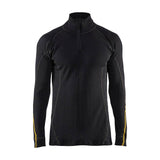 Blaklader 4796 Flame Resistant Underwear Top Half Zip, 68% Merino Wool