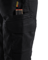 Blaklader 1448 Industry Stretch Kneepad Trousers Black
