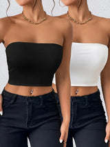 A Two-Piece Set Featuring a Trendy Urban Style with a Sexy Design Women's Top