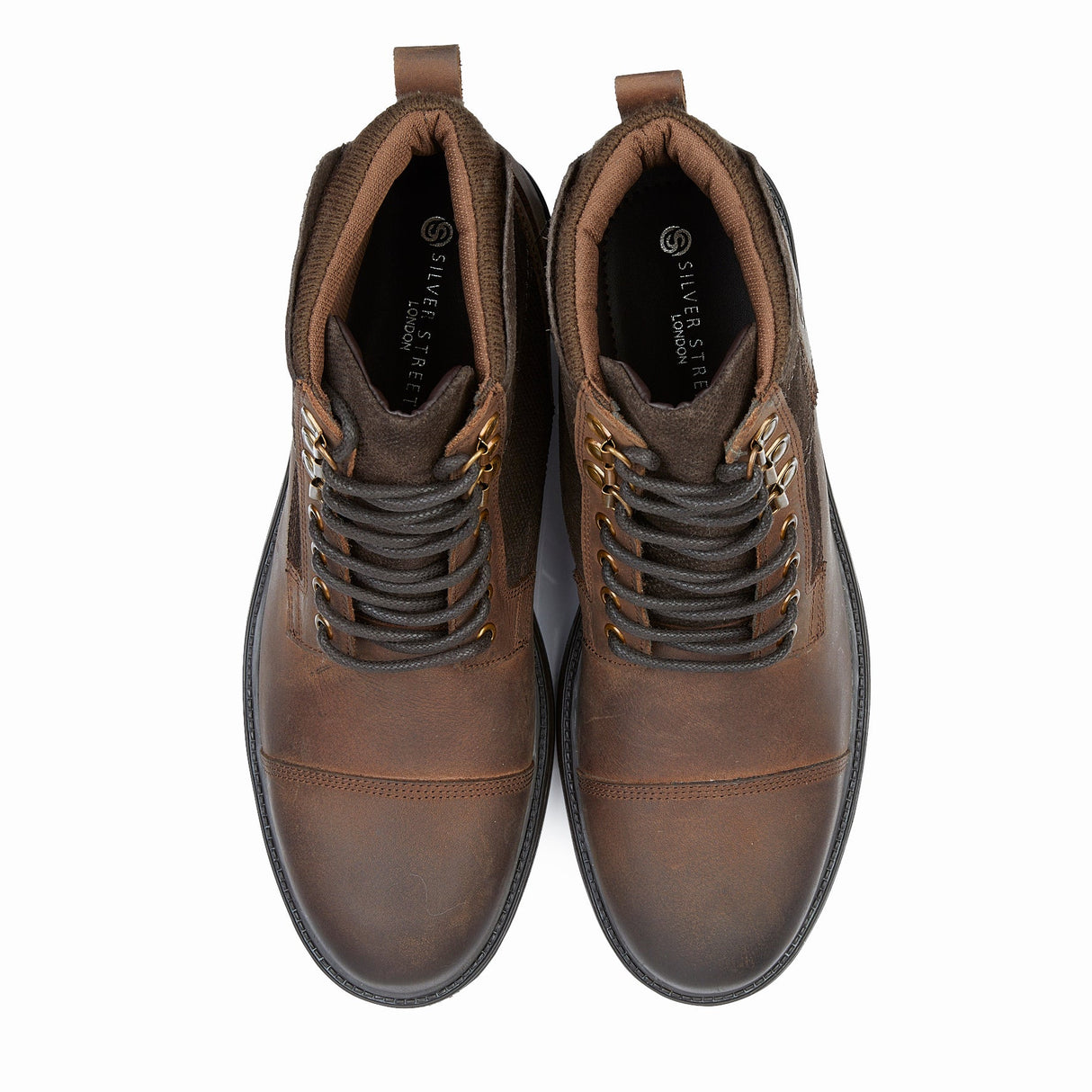 Silver Street London GREYFRIARS Mens Boots Brown