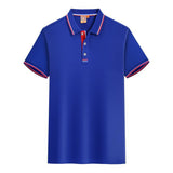 Men’s Summer Lapel Short Sleeve Polo Shirt – Lightweight Slim Fit Casual Top