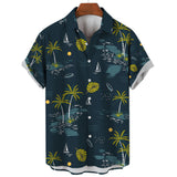 Men’s Summer Vintage V-Neck Shirt – Lightweight Casual Tee