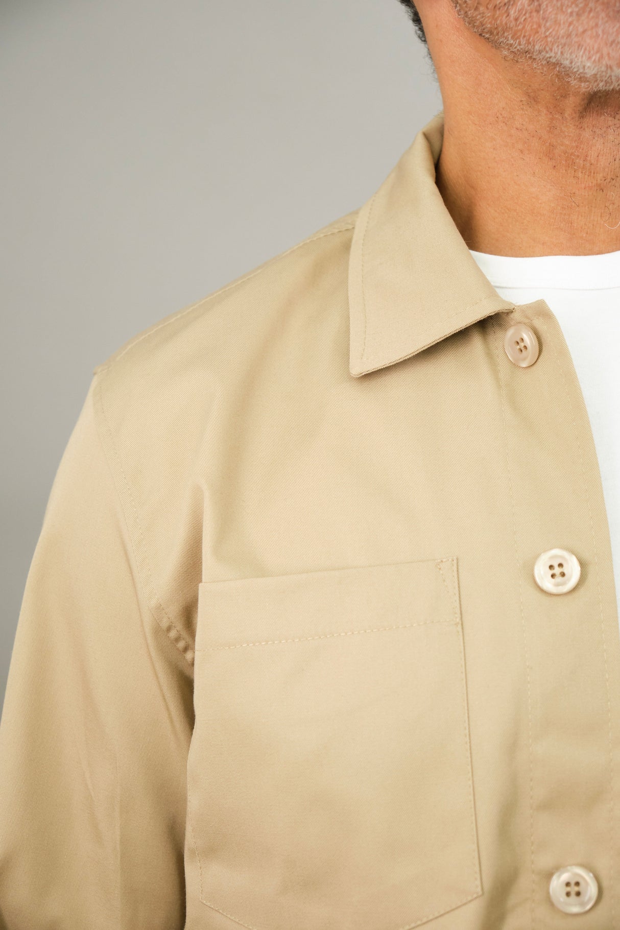 Bart Overshirt - Beige Zurigo