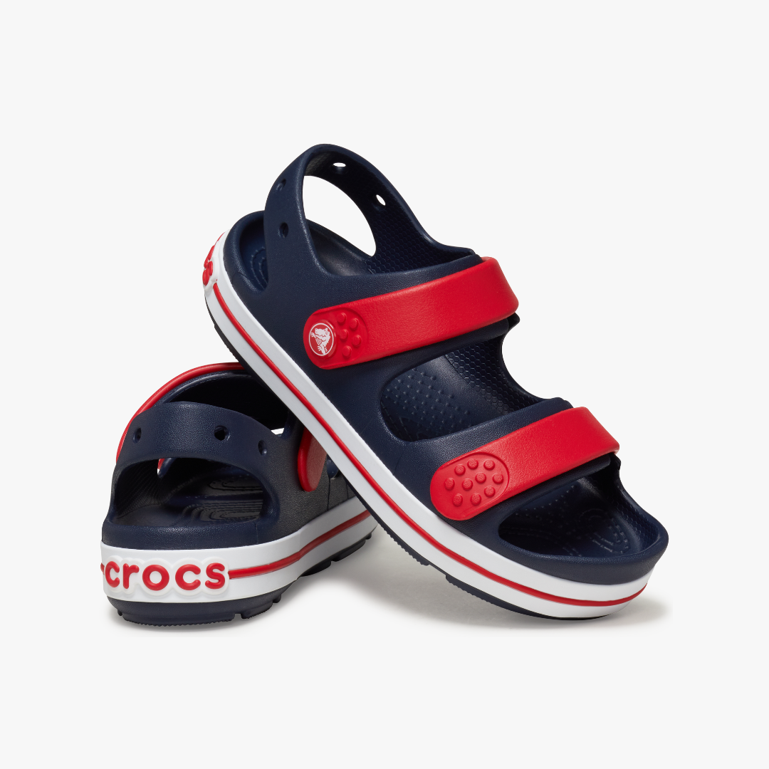Crocs 209423-4OT KIDS CROCBAND CRUISER Sandals Navy/Varsity Red