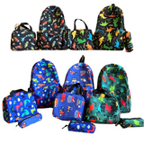 3pcs Casual Shoulder Backpack Set, New Fashionable Simple Large Capacity Lightweight Casual Backpack