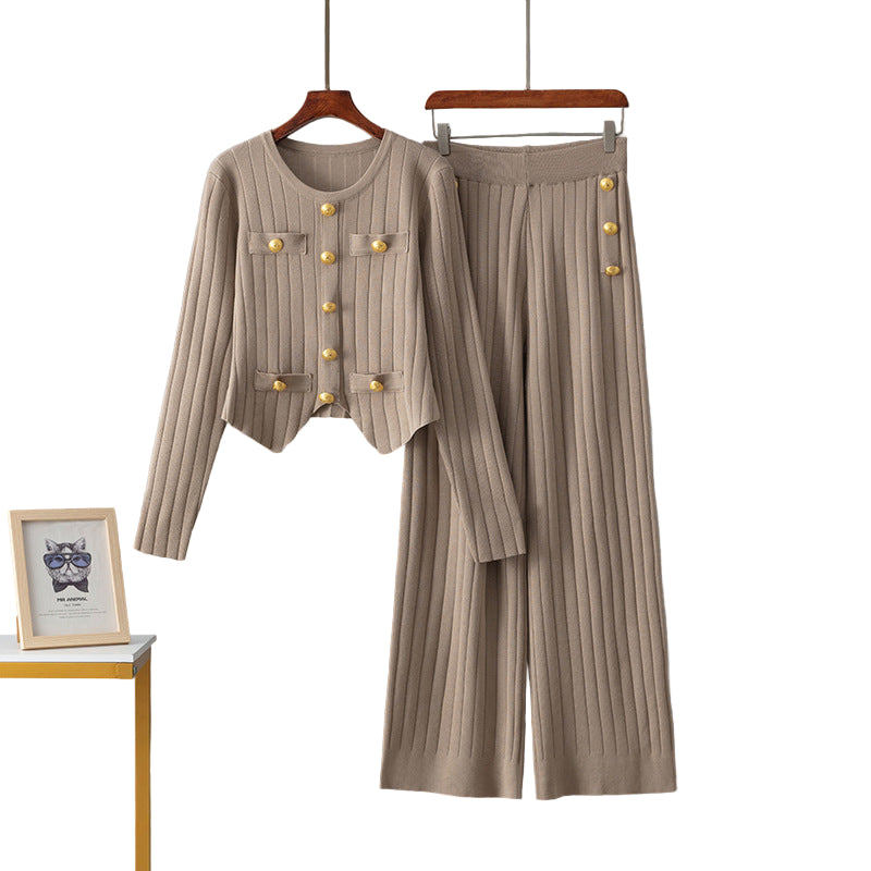 Women’s Classic Woolen Suit – Fashionable Slim Fit, Elegant All-Match Design