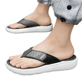 Men's Summer Beach Stylish Non-Slip Flip-Flops with Arch Support Sandals