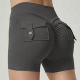 Pocket Fitness Sports Yoga Shorts