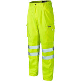 Standsafe HV023 Hi-Vis Yellow Work Trousers
