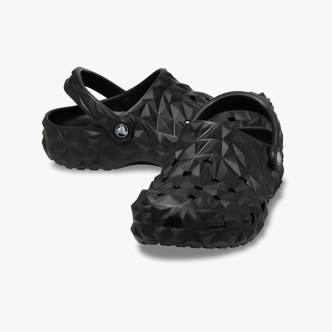Crocs 209563-001 CLASSIC GEOMETRIC Unisex Clogs Black