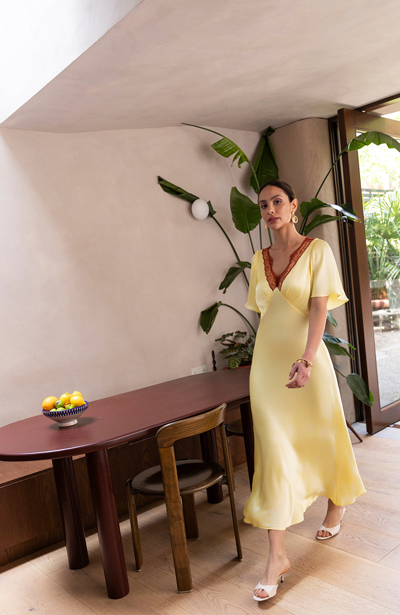 Ellis Butter Yellow Dress